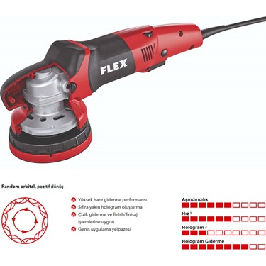 Flex Xce 10-8 125 Pozitif Sürüş Random Orbital Polisaj Fiyatı
