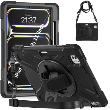 AktarMobile iPad Pro 11 M4 2024 Uyumlu Kılıf Askılı Standlı Fiyatı