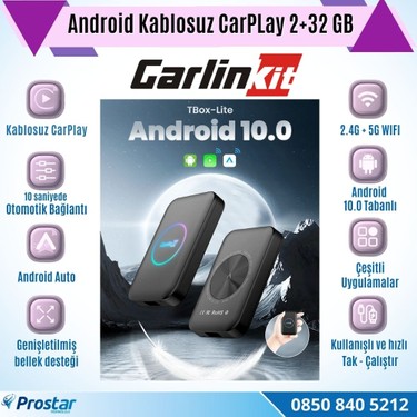 3 In 1 Carlinkit CPC200 Tbox Lite Android 2 GB 32 GB Android Fiyatı