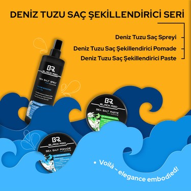 Black Red Wax Saç Şekillendirici Wax Sea Salt Paste Deniz Fiyatı