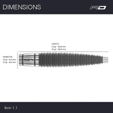 Red Dragon Ikon 1.1 % 85 Tungsten Çelik Uçlu Dart Oku Fiyatı