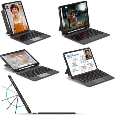 Y*郎様 iPadpro11inchＭ４チップ Apple Ipad Pro 11 2024 M4 Çipli Case Klavye Mag Touchpad Fiyatı