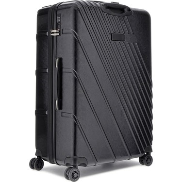 Guess Siyah Çekçekli Sert Valiz Tuffley 22 In 8-Whee 59880 Fiyatı