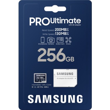 Samsung Pro Ultimate 256 GB Hafıza Kartı Suya ve Isıya Fiyatı