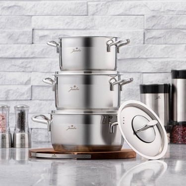 Jumbo Myra 6 Parça Midi Tencere Seti Fiyatı - Taksit Seçenekleri