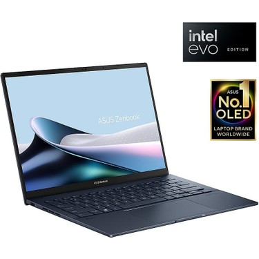 Windowsノート本体 ASUS Zenbook 14 OLED Intel Core Ultra 7 Asus Zenbook 14 – 14 OLED 3k Dokunmatik 2'si 1 Arada Laptop Fiyatı