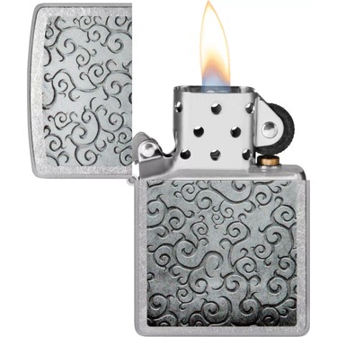 Zippo Çakmak 48726, Vines Design, Street Chrome Finish Fiyatı