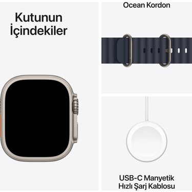 Apple Watch Ultra 2 GPS + Cellular, 49 mm Natürel Titanyum Fiyatı