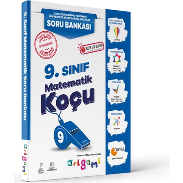 9. Sınıf Matematik Soru Bankası Origami Tammat Yayınları Kitabı