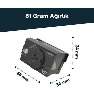 Vector Optics Frenzy Plus 1X18X20 Enclosed Sight Solar Power Fiyatı