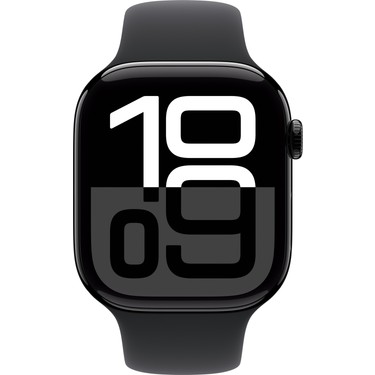 Apple Watch Series 10 GPS, 42 mm Simsiyah Alüminyum Kasa ve Siyah