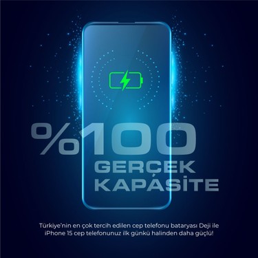 Deji Apple iPhone 15 Mucize Batarya Fiyatı - Taksit Seçenekleri