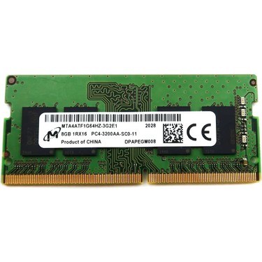 Mikron Mıcron 8gb DDR4-3200 Notebook Bellek - Fiyatı