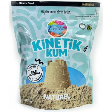 Mammacomica Dough Doğal Kinetik Kum 1000 g – Ele Yapışmaz, Fiyatı