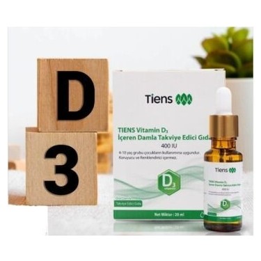 Tiens D Vitamini İçeren Damla Takviye Edici Gıda 20 ml Fiyatı