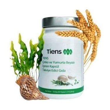 Tiens商品 Tiens Çinko ve Yumurta Beyazı İçeren Kapsül Takviye Edici Fiyatı