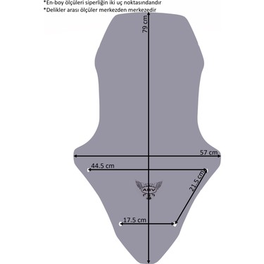 ABV Honda PCX Füme Tur Camı 79x57 cm (21-24) + Bağlantı Fiyatı