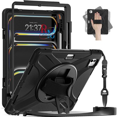 Apple iPad Pro 13 2024 Uyumlu Kılıf Defender Askılı Zırh Fiyatı