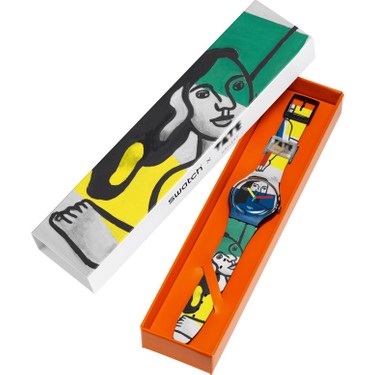 Swatch SUOZ363 Swatch Leger's Two Women Holding Flowers Fiyatı