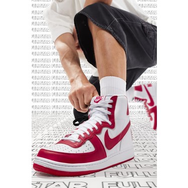 Nike Terminatör High Sneaker White Red Lethar Hakiki Deri Fiyatı