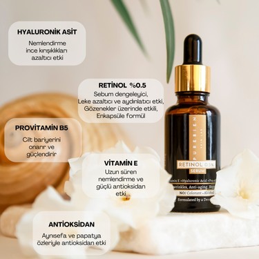 PUREBIEN SKIN LAB Retinol Serum %0.3+ Vitamin E +Hyaluronik Fiyatı