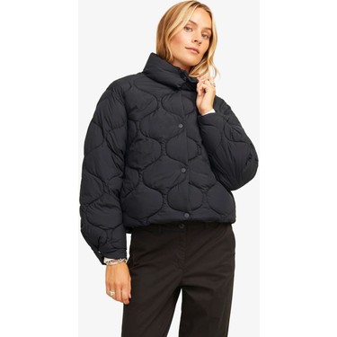 JJXX Jxsena Quılted Jacket Otw Sn Kadın Siyah Mont Fiyatı