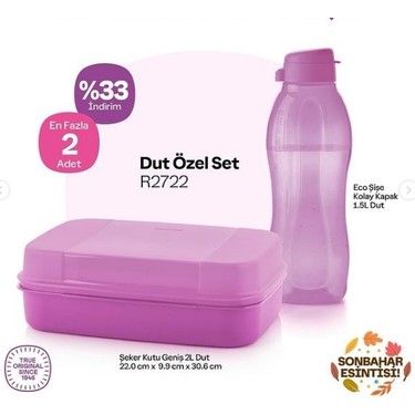 Şeker Kutu Geniş 2 Lt Dut Tupperware Fiyatı - Taksit Seçenekleri