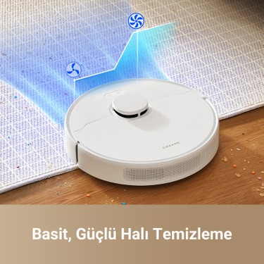 Dreame D10 Plus Gen 2 Robot Süpürge Beyaz, 6,000PA Emiş Gücü Fiyatı