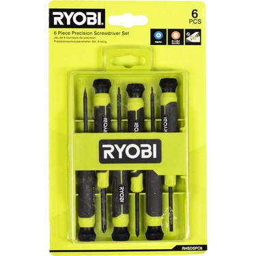 Ryobi Rhsdspc6 Saatçi Tornavida Seti 6 Parça (5132006048) Fiyatı