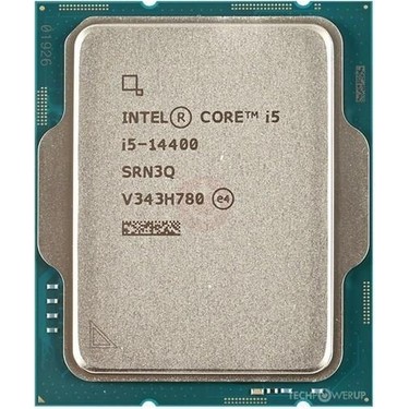 新品未使用 Intel Core i5-14400 14th Gen CPU Intel Core I5 14400 29.5mb 10çekirdekli O/b Hd VGA 1700P 65W Fiyatı
