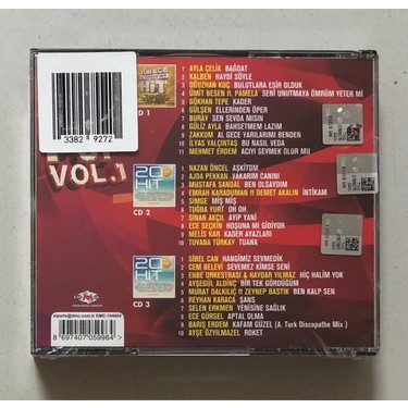 Türkçe Pop Vol 1 3 CD 30 Şarkılık CD Seti (Jelatininde Sıfır Fiyatı