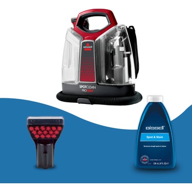 Bissell spotclean proheat | draagbare tapijtreiniger | verwijder vlekken en vuil | reinig tapijt trap interieurbekleding autobekleding en nog veel meer | 36988 huishoudelijke apparatuur kopen? | Korting tot 82