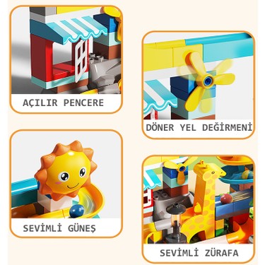 Learning Fun Marble Run Blok Yapı Seti 100 Parça - Zürafa Fiyatı