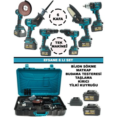 Rowermax Alman MS-512VFX 6 Kafalı Süper Set Darbeli Matkap Fiyatı