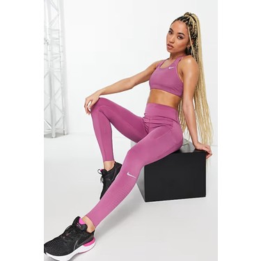 Nike Running Fast Dri Fit Leggings Roze Epic Lux Buhar Fiyat