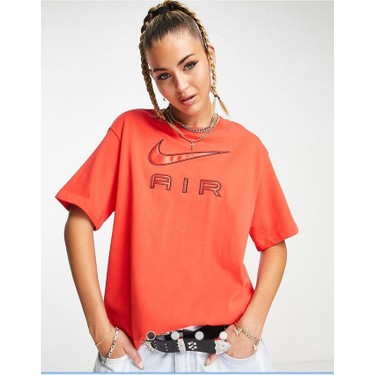 Nike Air Logo Oversized Boyfriend T Shirt Cng Store Fiyat