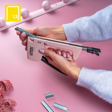 Rapid R13 Ljung Pembe Mekanik El Zımba Tabancası (5001621) Fiyatı