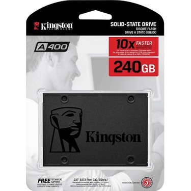 Kingston A400 240GB 2.5'' SATA SSD (500-350MB/s) Fiyatı