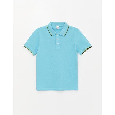 Lcw Kids Mavi Polo Yaka Basic Kısa Kollu Erkek Çocuk Tişört Fiyatı