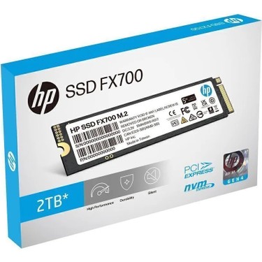 内蔵型SSD HP FX700 2TB SSD HP FX700 2TB PCI-e NVMe M.2 SSD 7200MB/s-6200MB/s (8U2N5AA) Fiyatı