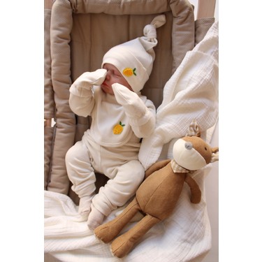 Ohlala Koala Limon Nakışlı 5li Uzun Kollu Yenidoğan Set Fiyatı