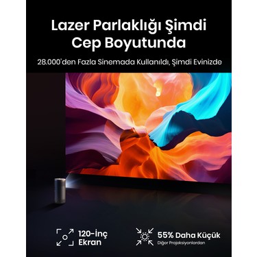 Anker Nebula Capsule 3 Laser Akıllı Taşınabilir Projeksiyon Fiyatı