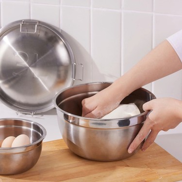 IKEA Cıklıd Çelik Saklama Kabı Seti, Paslanmaz Çelik, 3'lü Fiyatı