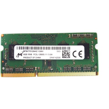 Micron 4 GB DDR3L-1600 SODIMM Notebook Ram Fiyatı