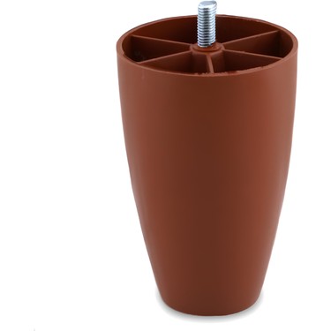 Badem10 Vidalı Oval Plastik Ayak 12 Cm Kahve Mobilya Fiyatı