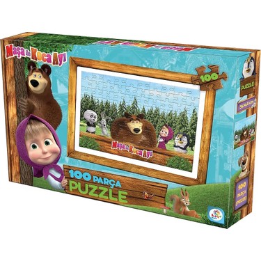 Laço Maşa ve Koca Ayı 100 Parça Puzzle MS7966 Fiyatı