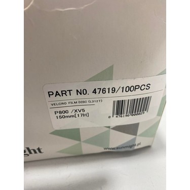 Sunmight 47619 Delikli Su Zımpara 800 Kum 15CM (100 Adet) Fiyatı