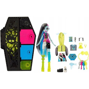 Monster High Neon Frights Model Bebekler HNF79 Kız Çocuklar Fiyatı