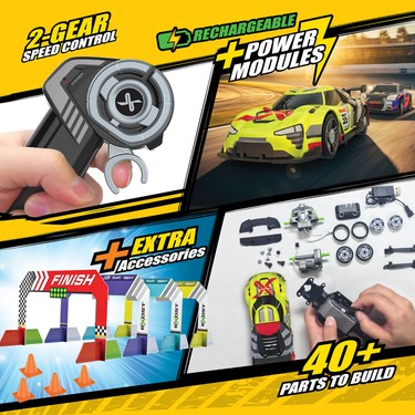 Silverlit Exost Build 2 Drive Kumandalı 2 Araçlı Büyük Yarış Fiyatı