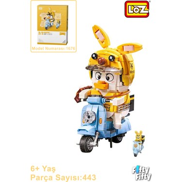 Vagonlife Loz Kurye Ördek -LZ1676 (443 Parça) Oyuncak Yapım Fiyatı